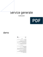 Service generale