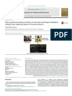 Plant Growth Promoting Characters of Endophytes