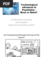 Technological Advances in Psychiatry