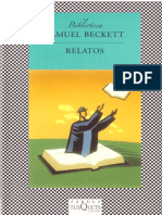 Samuel Beckett - Relatos-Tusquets (2010) PDF