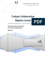 Trabajo Algebra Lineal PDF