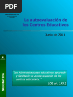 Autoevaluación Centros