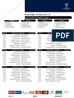 2019-20 - UCL - Group Stage - Draw Result Sheet PDF