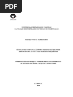 TÉCNICAS DE COMPENSAÇÃO PARA MEDIDAS ELÉTRICAS DE  DISPOSITIVOS E ESTRUTURAS DE RÁDIO FREQUÊNCIA 