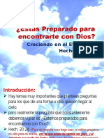 Estas Preparado para Encontrarte Con Dios