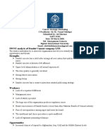 Swot Analysis