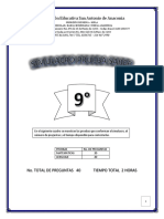 Prueba Saber Noveno Ii Periodo Iesan PDF