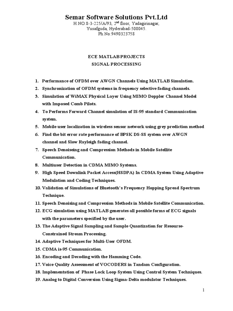 Eee Project List | 150+ Electronics Projects for Engineering Students ...