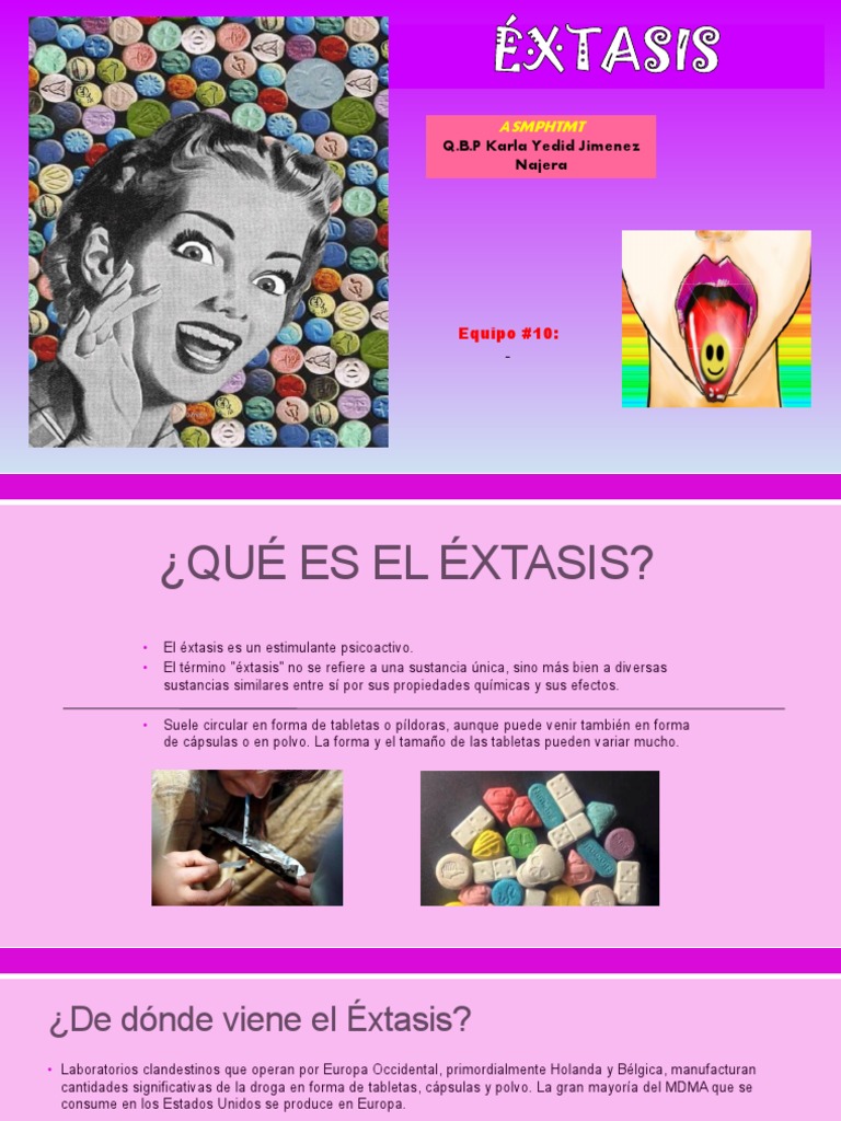 Información sobre el Éxtasis y sus Efectos | PDF | Mdma | Drogas