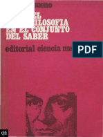 Gustavo Bueno- El papel de la filosofia en el conjunto del saber.pdf
