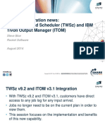 Product Integration TWS and ITOM