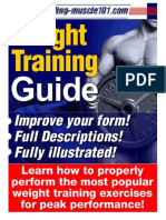 Weight Training Guide PDF