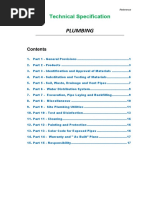 Plumbing - Technical Specifications PDF