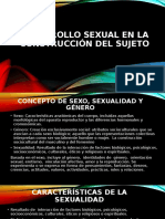 Desarrollo Sexual en La Construcción Del Sujeto