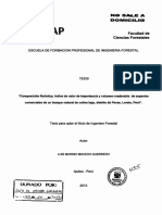 Composicion Florísitica, Índice de Valor de Importancia y Volumen Maderable PDF