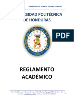 Reglamento - Académico - Universidad Politecnica de Honduras PDF