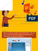 Karaoke en PowerPoint