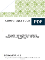 Competency Four Eport
