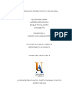 DETERMINACION DEL HEMATÓCRITO Y HEMOGLOBINA Bioquimica