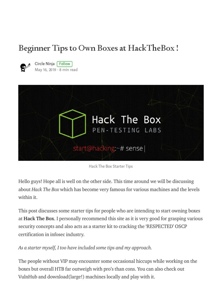 HackTheBox Beginner's Guide | PDF | Superuser | Sudo