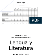 Plan Diario Lengua Cuarto Ano1