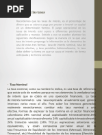 Tasa Nominal y Efectiva en Finanzas | PDF | Interés | Interés compuesto