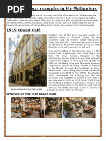 Adaptive Reuse Examples in The Philippines PDF