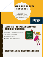 Learning The Spoken Language Kel. 3