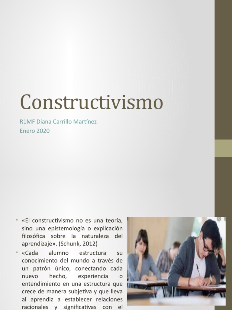 Constructivismo | PDF | Constructivismo (filosofía de la educación ...