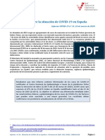 Informe Nº 14. Situación de COVID-19 en España A 24 Marzo de 2020