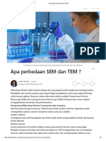 Apa Perbedaan SEM Dan TEM - PDF
