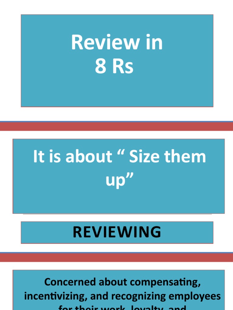 8 Rs of Human Resource Management | PDF | Recruitment | Mentorship