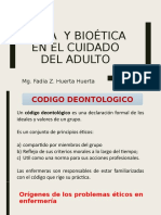 Ética y Bioética en El Cuidado Del Adulto