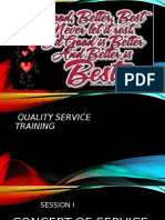 Quality Service Staff Training