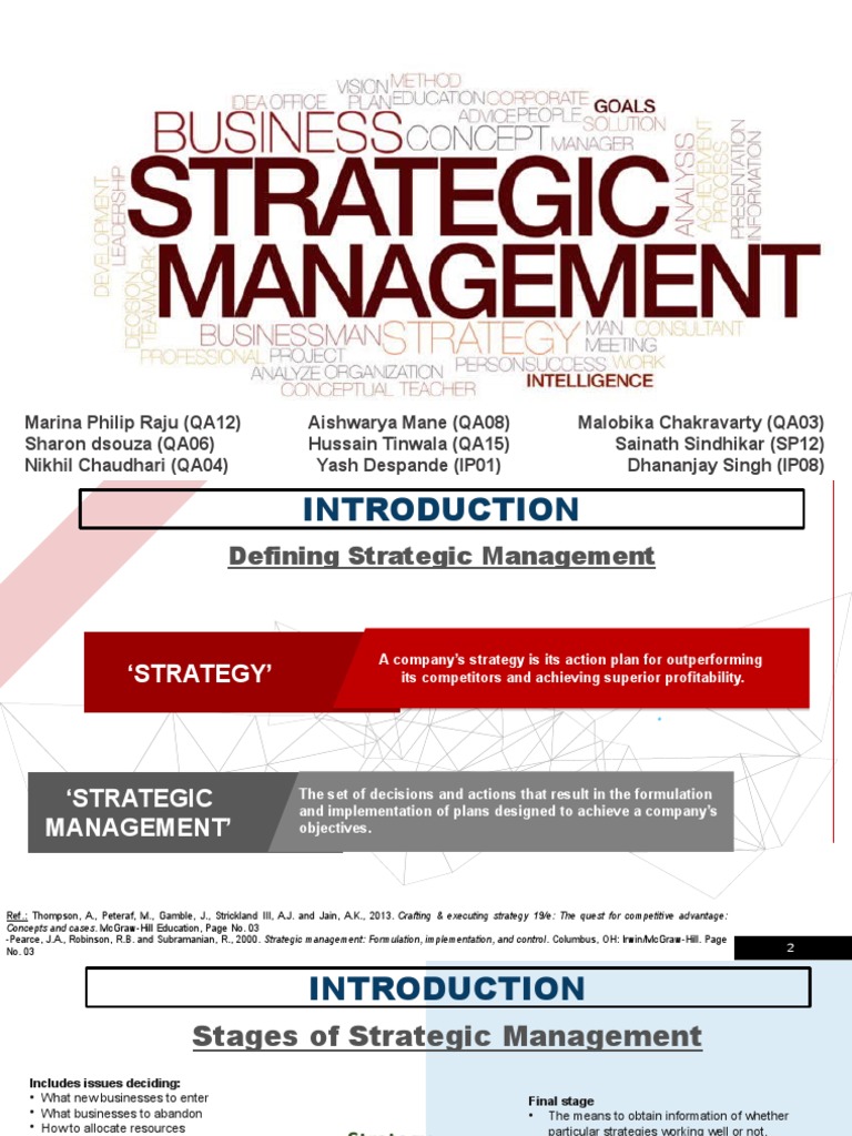 Strategic Management Process Overview | PDF | Strategic Management ...