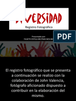 Registro fotográfico de la diversidad social