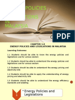 CHAPTER 1 - ENERGY POLICIES AND LEGISLATIONS IN MALAYSIA - Updatedis17