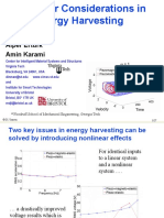 Daniel Inman Nonlinear Considerations in Energy Harvesting PDF