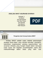 Analisa Swot Asuransi Syariah