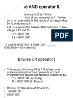 Bitwise operators in C