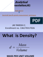 2.2 Density & Specic Grvity