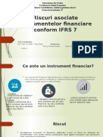 Riscuri Asociate Instrumentelor Financiare Conform IFRS 7