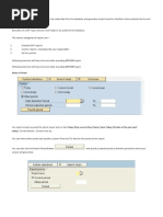 SAP Reports