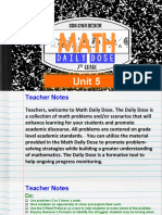 Math Daily Dose Grade 7 Unit 5