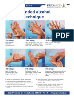 Recommended Alcohol Hand Rub Technique