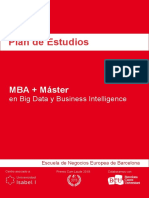 Plan de Estudios – MBA + Máster en Big Data y Business Intelligece(3)