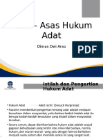 Inisiasi 1 Asas - Asas Hukum Adat