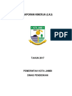 LAPORAN KINERJA PENDIDIKAN JAMBI 2017