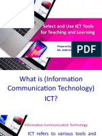 Select and Use ICT Tools