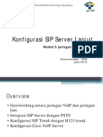 Konfigurasi SIP Server Lanjut